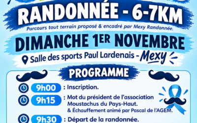 [Dimanche 1er novembre 2026] Novembre bleu – Randonnée.