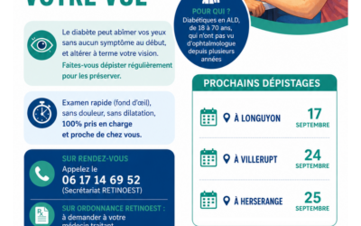 Campagne itinérante de dépistage de la rétinopathie diabétique dans le Pays-Haut !