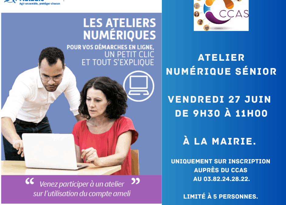 Atelier numérique Séniors – Assurance Maladie