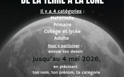 Concours de dessins – De la terre à la lune.