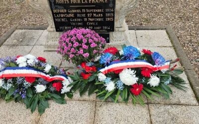 Cérémonie de commémoration – Armistice de 1918.