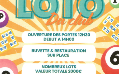 [Dimanche 8 novembre 2026] Loto du Club