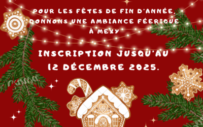 Concours des maisons décorées – Inscription