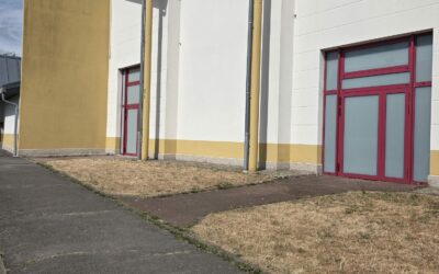 [Rénovation] Nouvelles portes à la salle des fêtes. 🚪