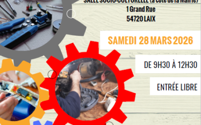 [Samedi 28 mars 2026] Repair Café – Laix