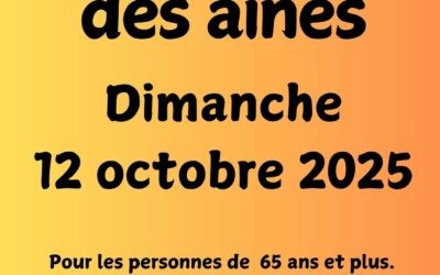 [Dimanche 12 octobre 2025] Repas des Aînés.
