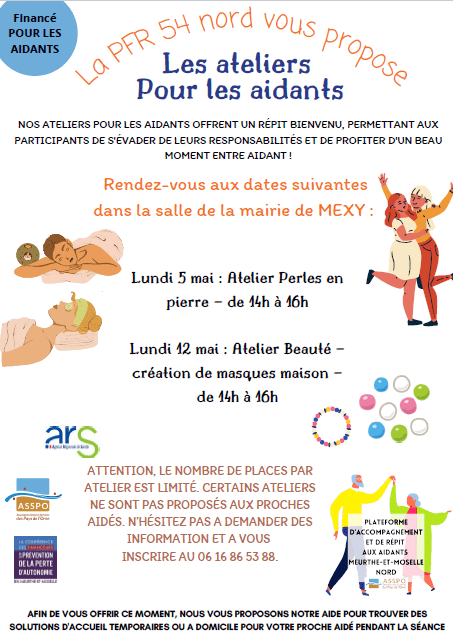 Ateliers pour les aidants – Plate-forme Répit 54.