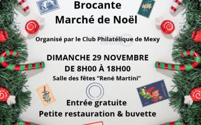 [Dimanche 29 novembre 2026] Marché de Noël – Club Philatélique de Mexy.