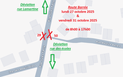 Travaux – Rue Jules Ferry