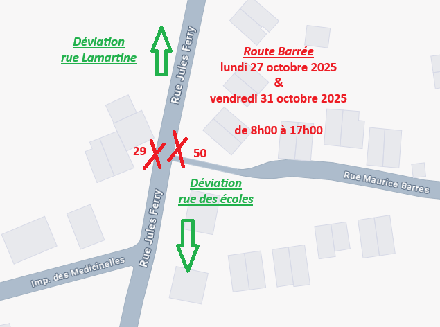 Travaux – Rue Jules Ferry