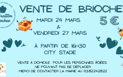 [ Lundi 23 au 29 mars 2026] Opération Brioche de l&rsquo;amitié – 49ème Édition