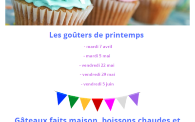 [Mardi 5 mai 2026] Les Goûters de printemps – Parents &lsquo;Vrille