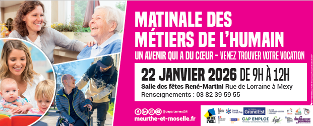 [Jeudi 22 janvier 2026] Matinale des métiers de l&rsquo;humain.