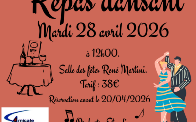 [Mardi 28 avril 2026] Repas dansant – ASM